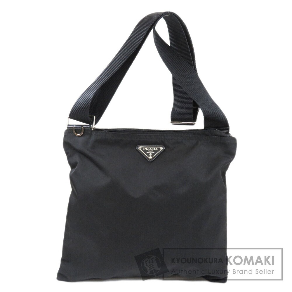 Prada Logo Crossbody Shoulder Bag Black